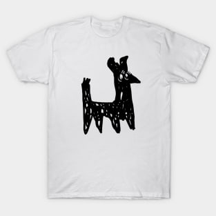 black animal T-Shirt